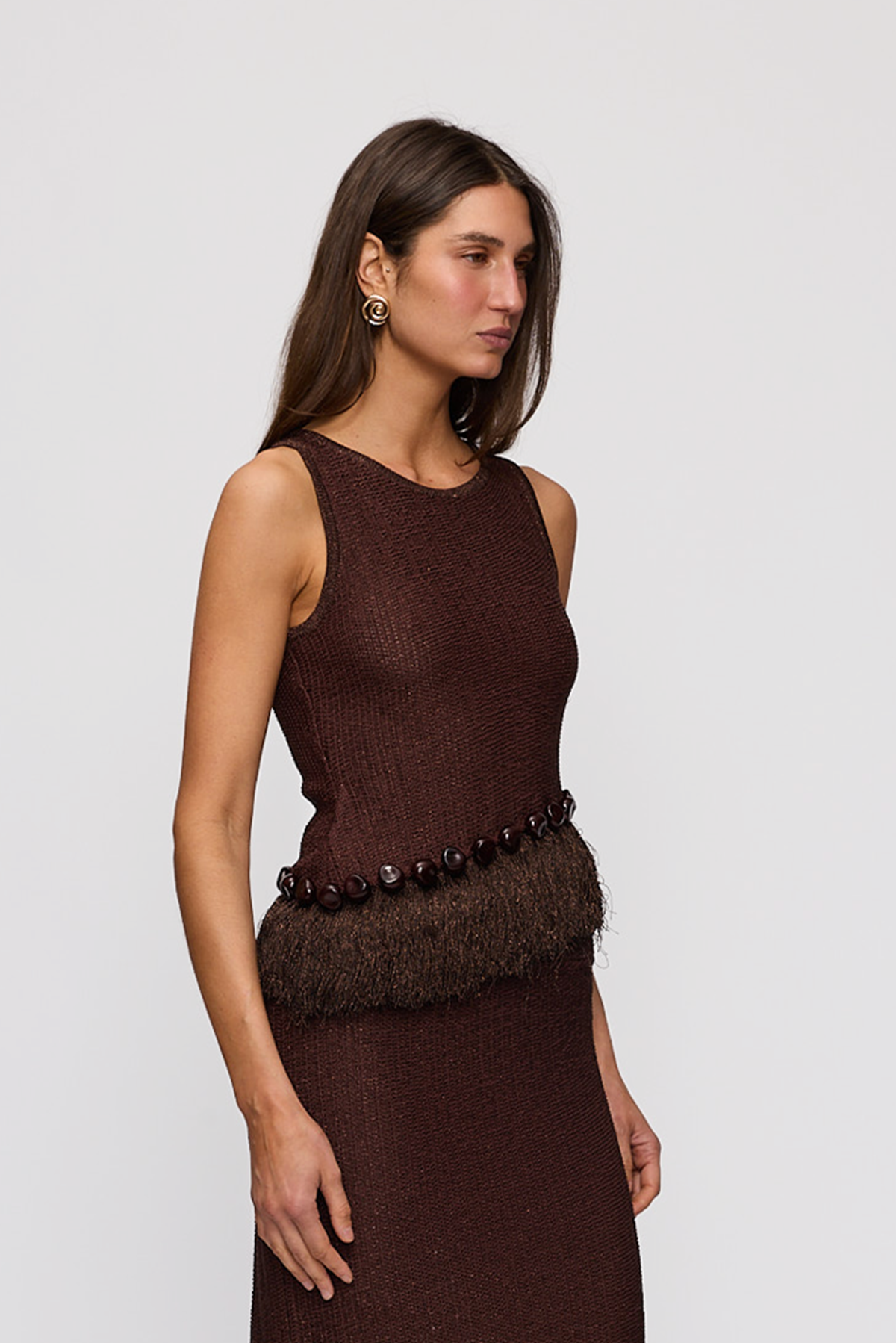 Casilda Tank - Chocolate