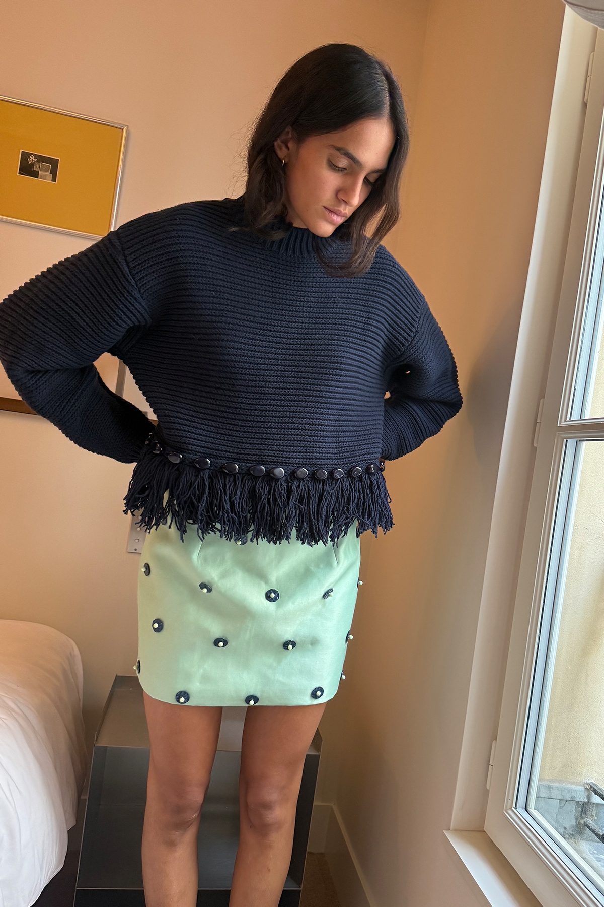 Cielo Mini Skirt - Apple