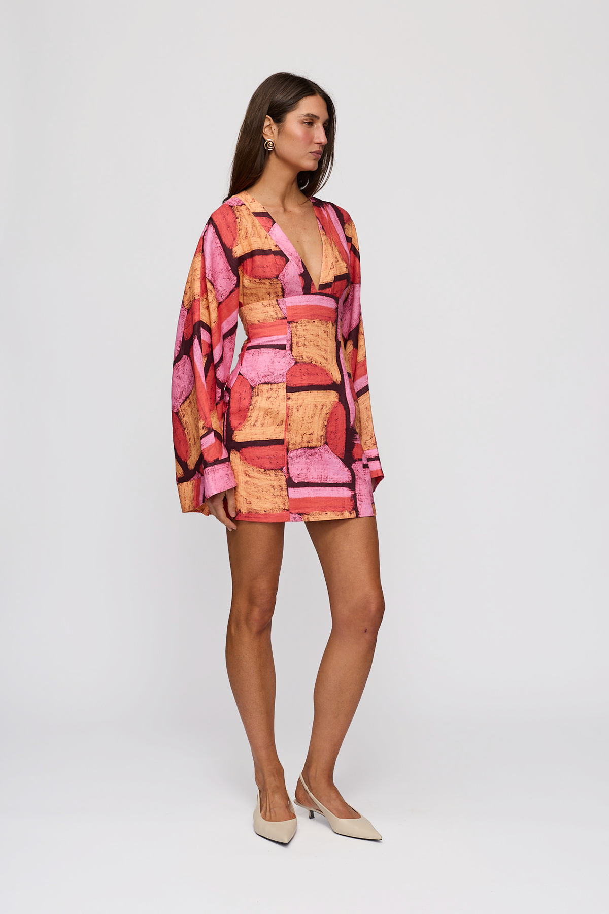 Elara Mini Dress - Mosaic