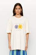 Relaxed Camiseta T-shirt - Cream