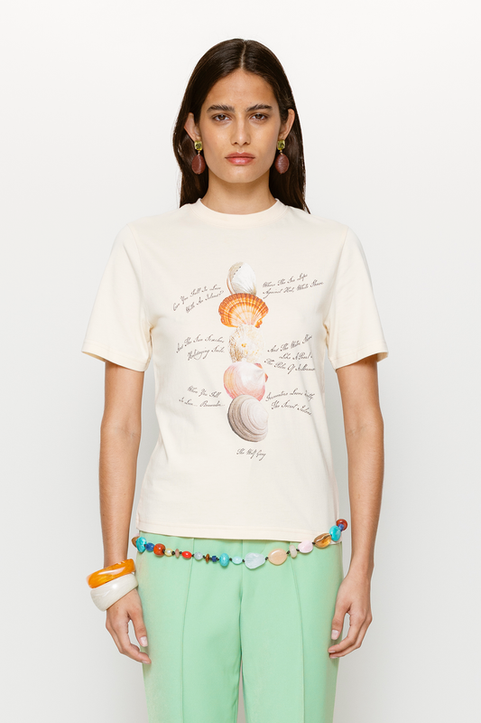 Mini Camiseta - Cream