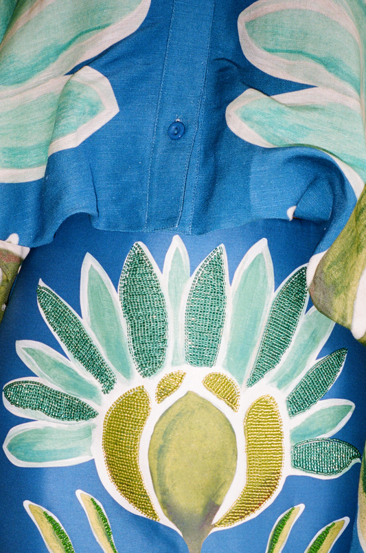 Solsana Mini Skirt - Fern