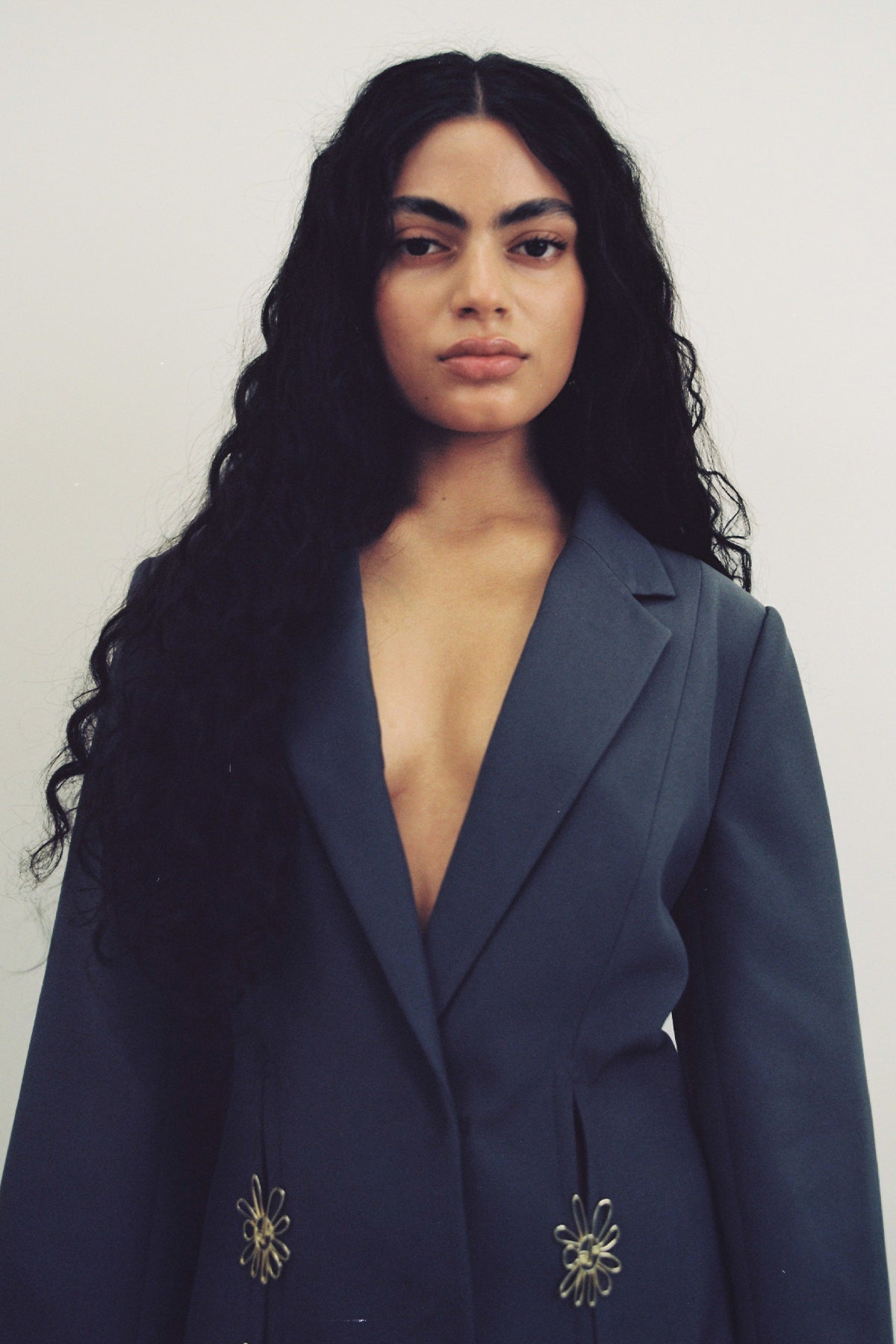 Inka Blazer Dress - Ash