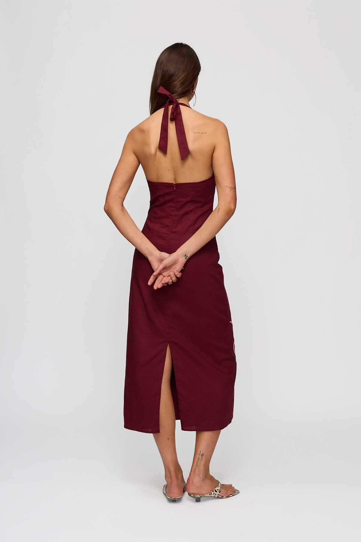 Lera Midi Dress - Magenta
