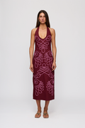 Lera Midi Dress - Magenta