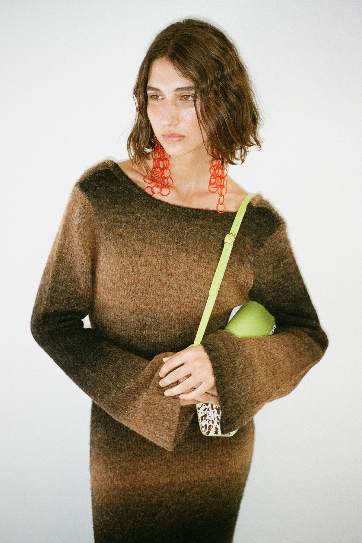 Soraya Knit Maxi Dress - Chocolate