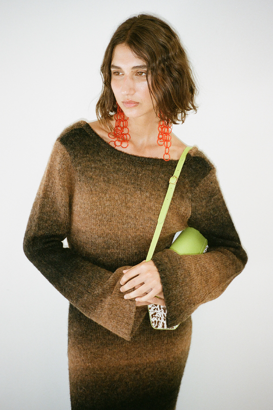 Soraya Knit Maxi Dress - Chocolate