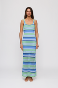 Maris Maxi Dress - Ice Stripe