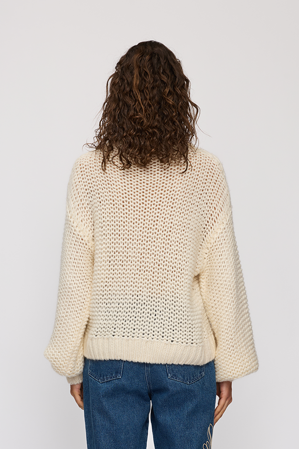 Lucia Knit Sweater - Ivory