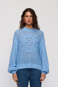Lucia Knit Sweater - Sky