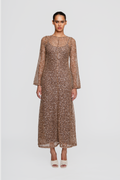 Tierra Maxi Dress - Chocolate
