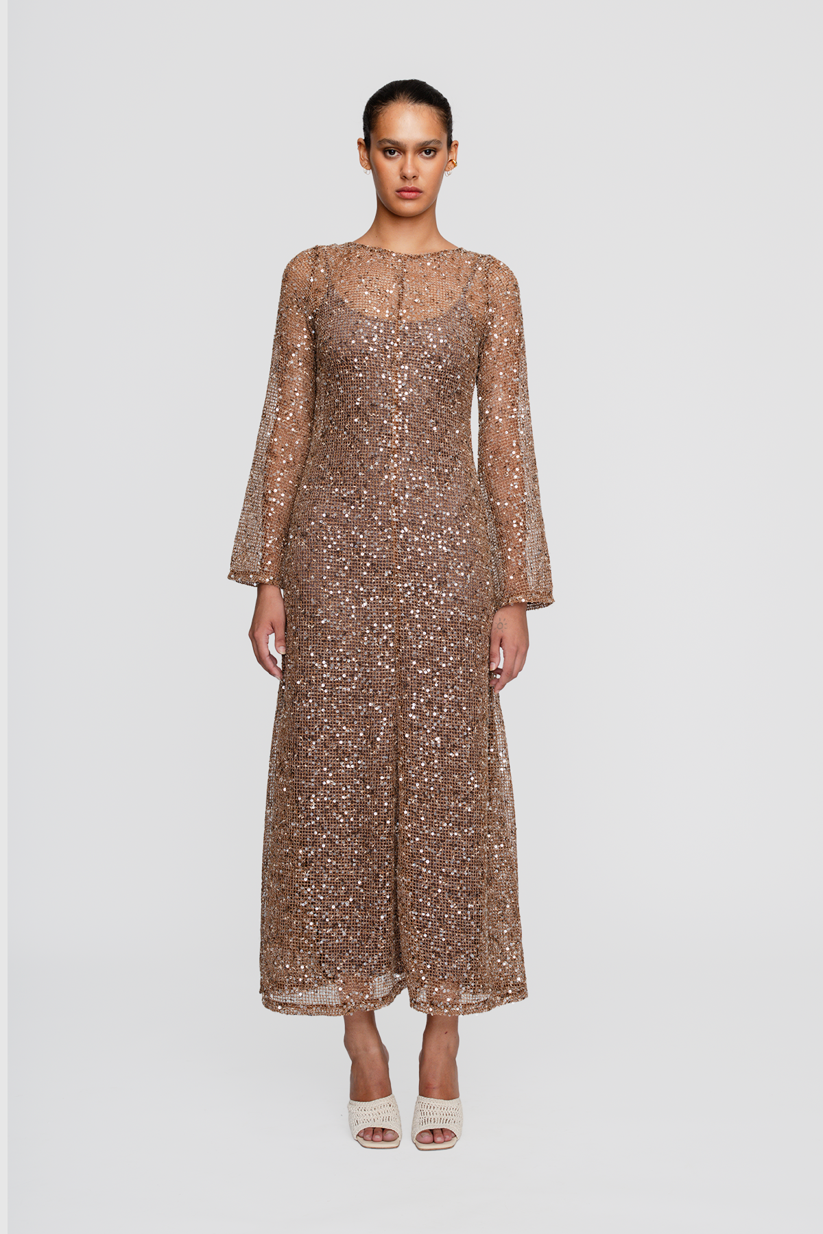 Tierra Maxi Dress - Chocolate