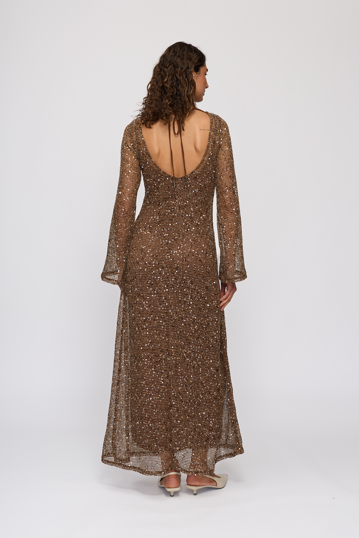 Tierra Maxi Dress - Chocolate