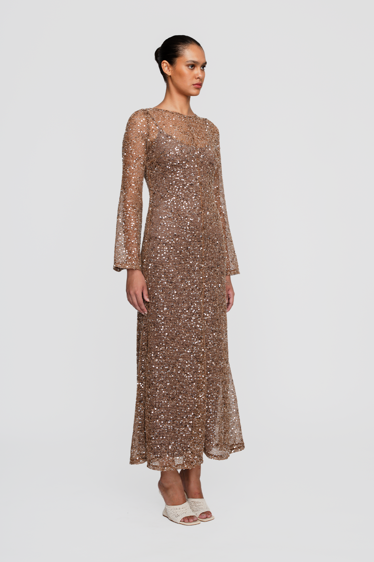 Tierra Maxi Dress - Chocolate