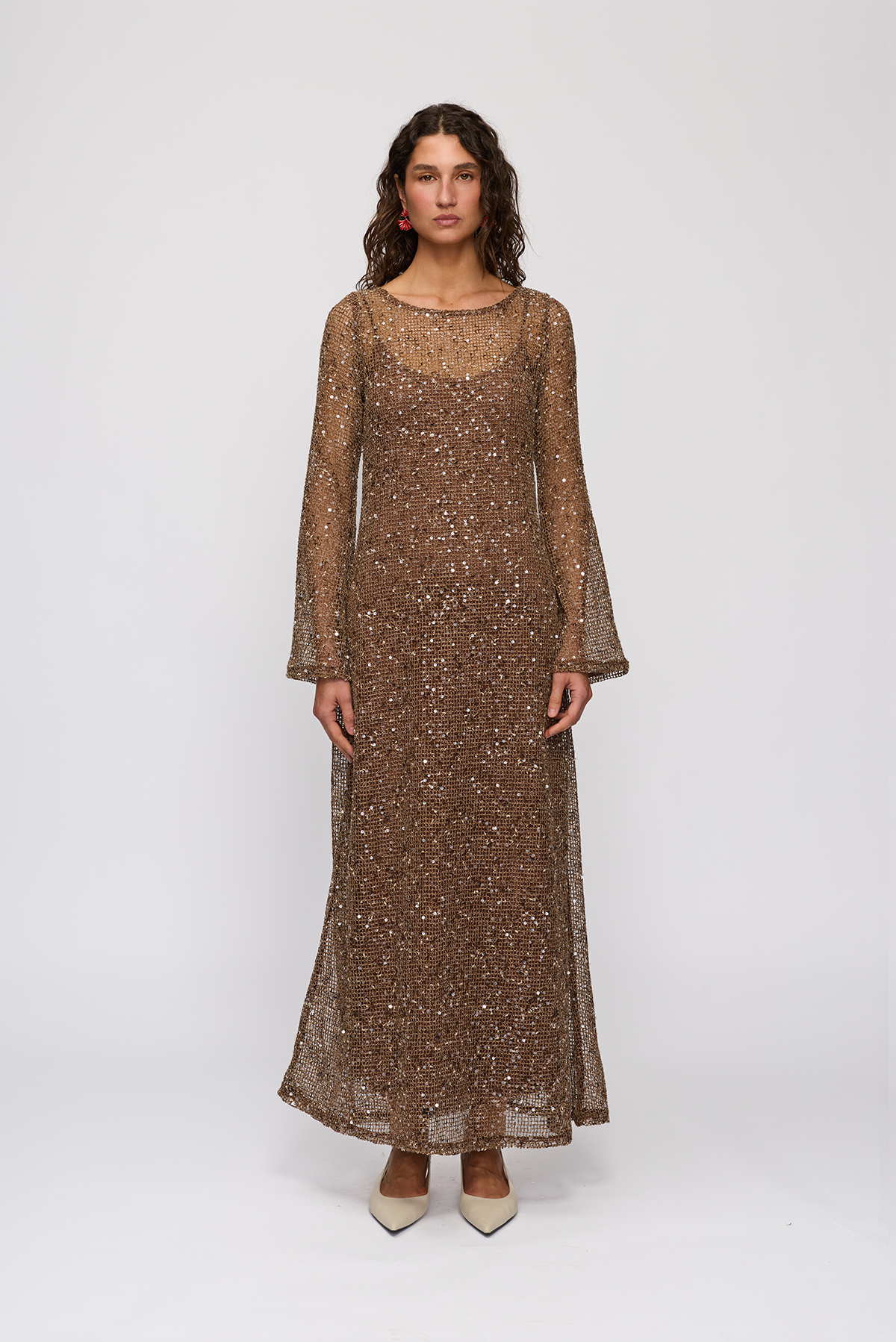 Tierra Maxi Dress - Chocolate