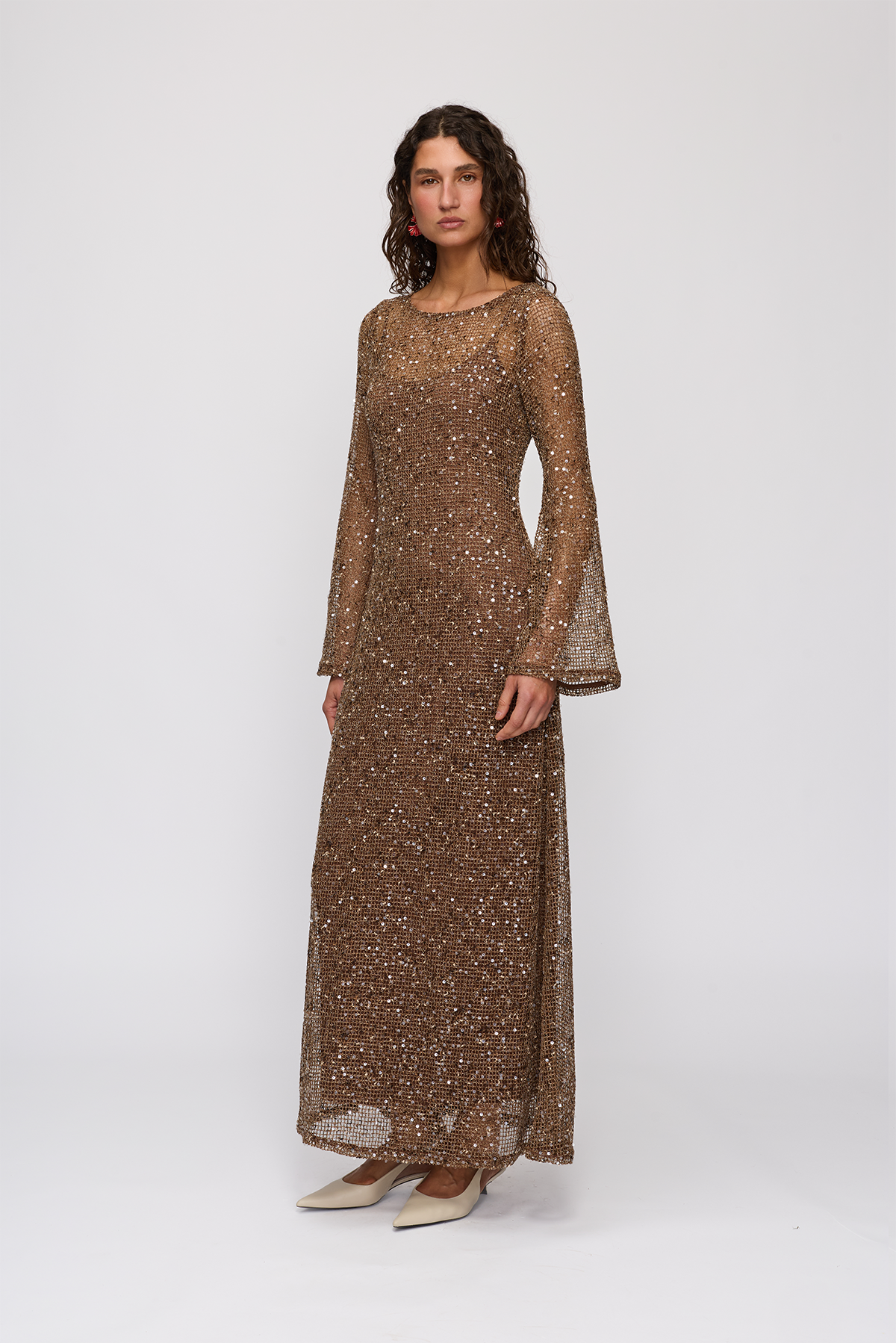 Tierra Maxi Dress - Chocolate