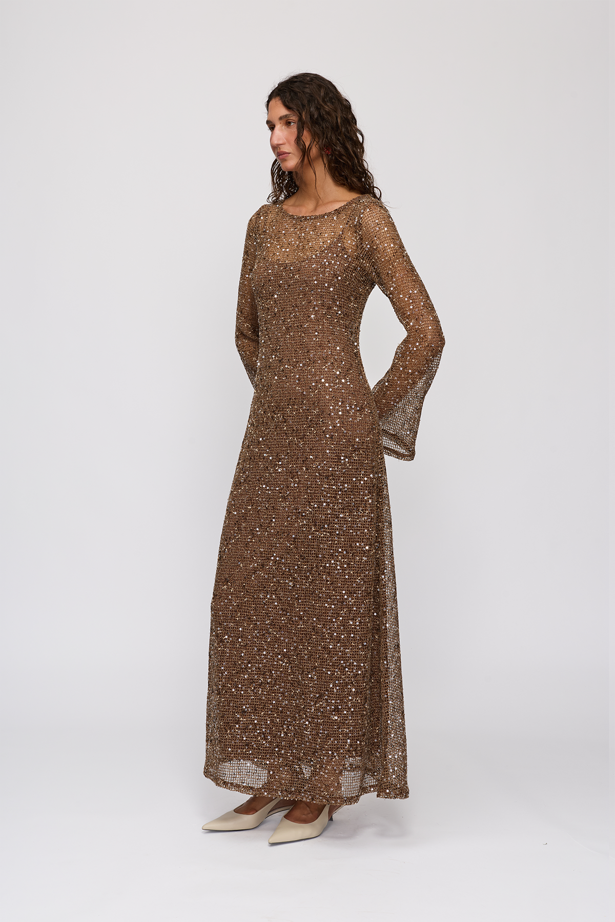 Tierra Maxi Dress - Chocolate