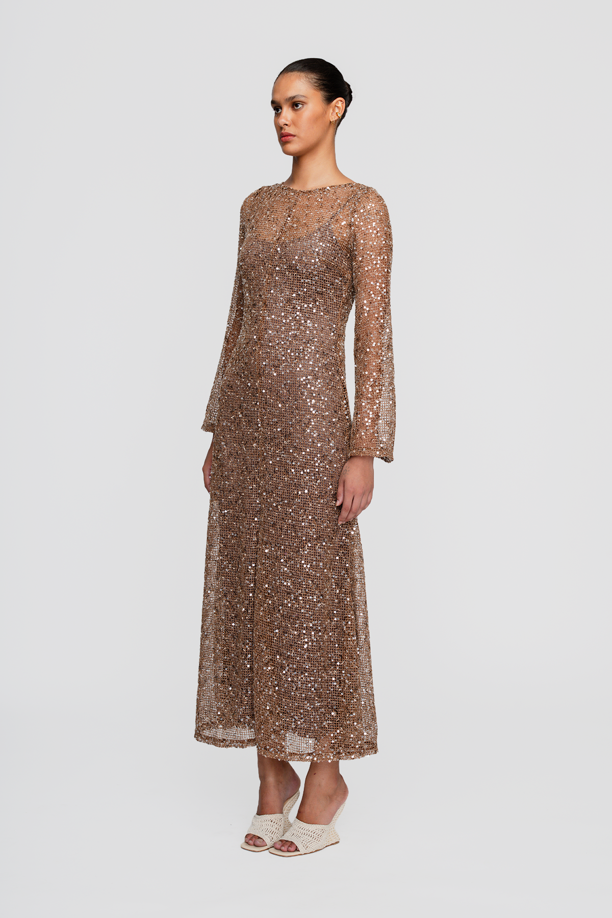 Tierra Maxi Dress - Chocolate