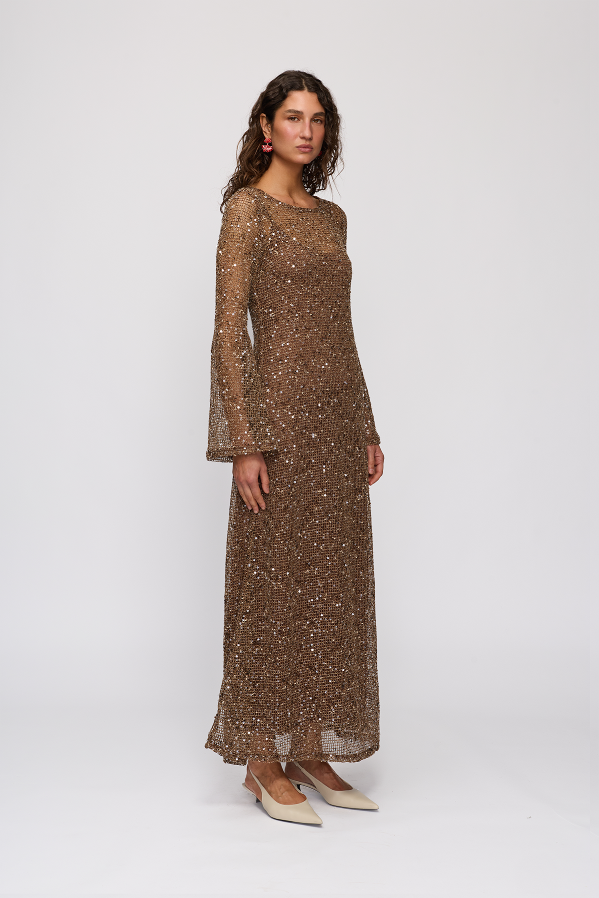Tierra Maxi Dress - Chocolate