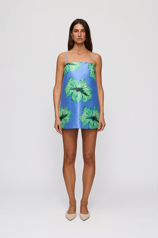 Palma Mini Dress - Cornflower