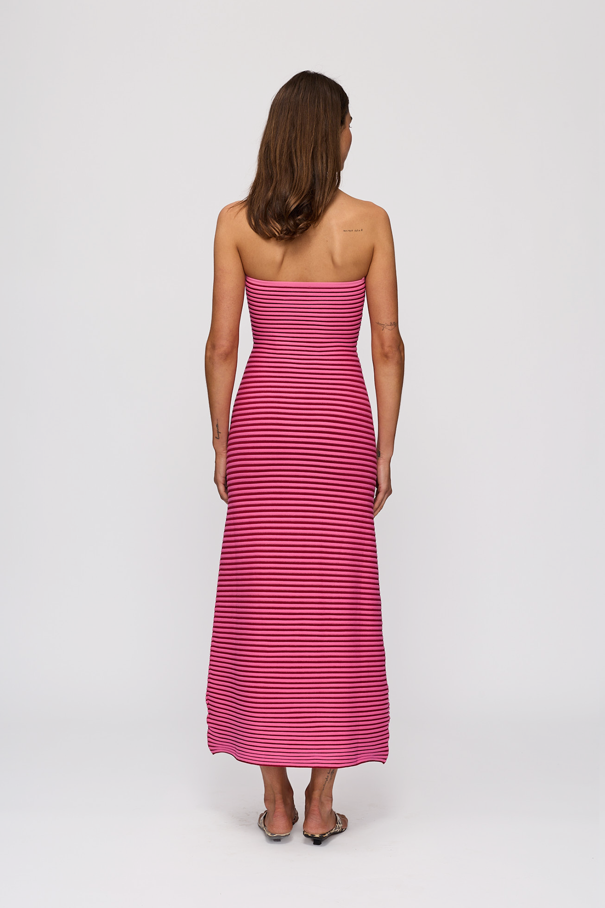 Sunmor Knit Maxi Dress - Candy