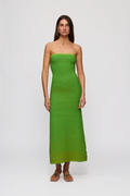 Sunmor Knit Maxi Dress - Lime