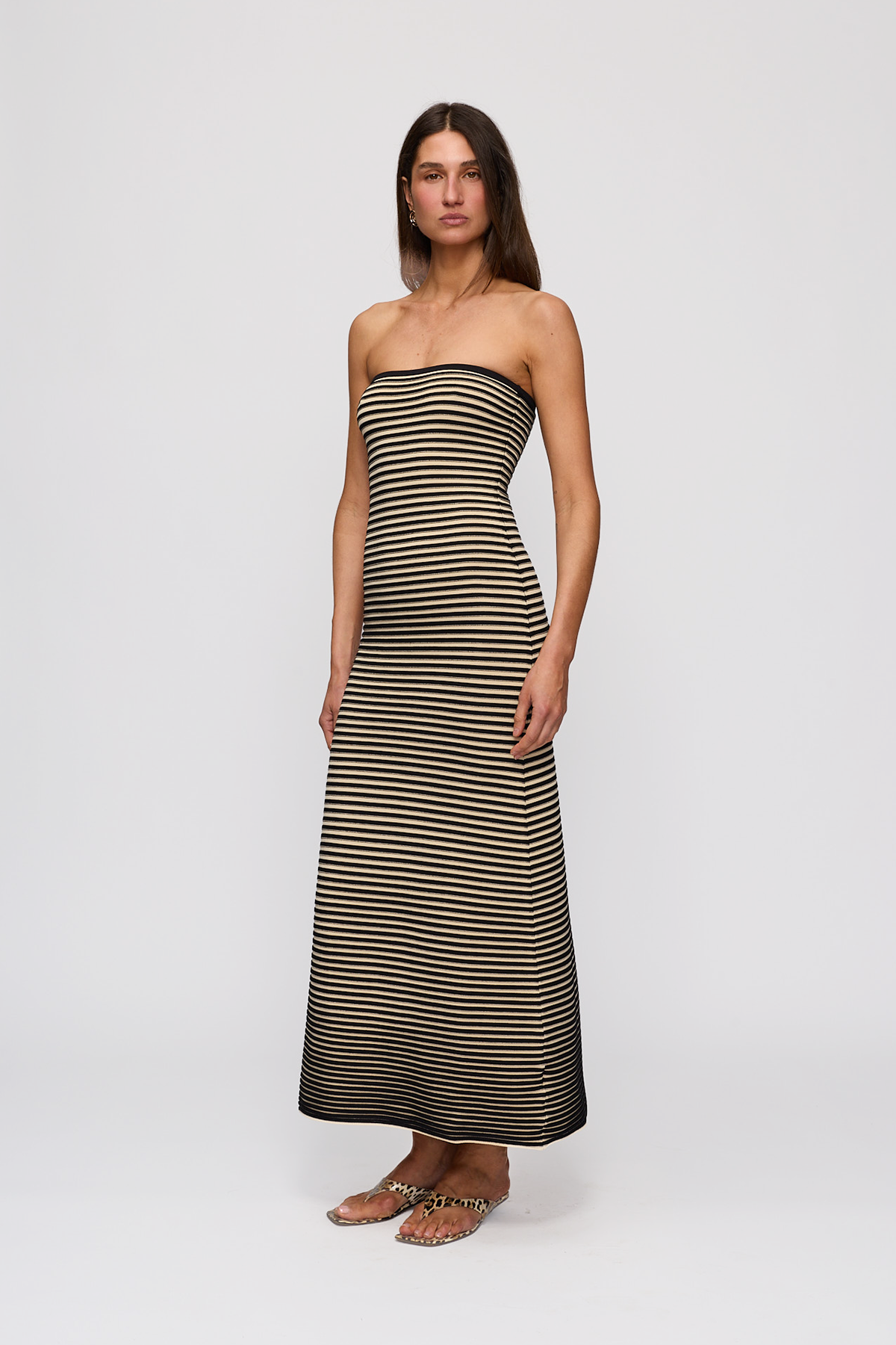 Sunmor Knit Maxi Dress - Noir