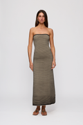 Sunmor Knit Maxi Dress - Noir