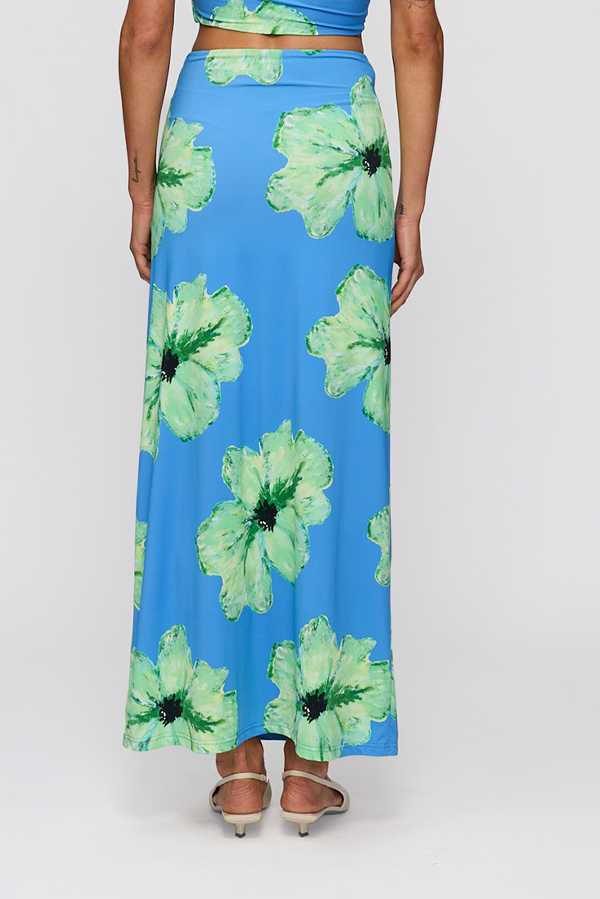 Veda Maxi Skirt - Cornflower