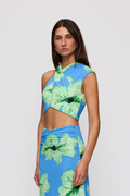 Veda Top - Cornflower
