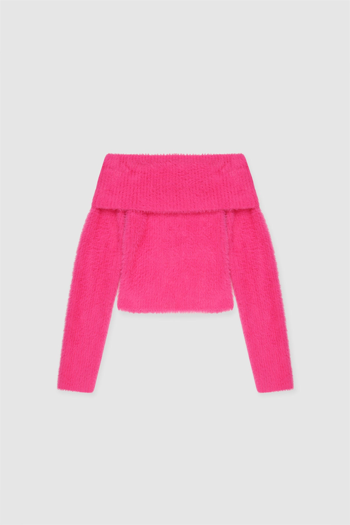 Vello Knit Top - Hot Pink