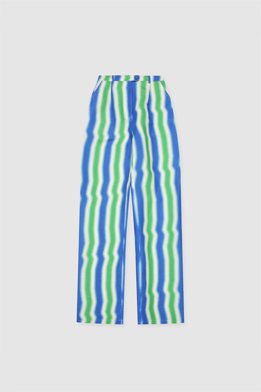 Waikiki Pant - Cobalt Zigzag