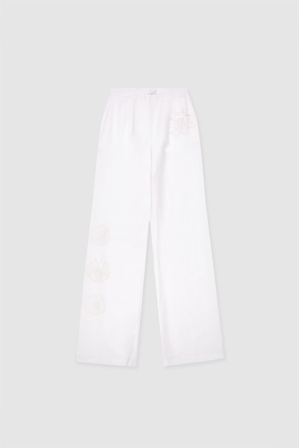 Cara Wide Leg Pant - Ivory