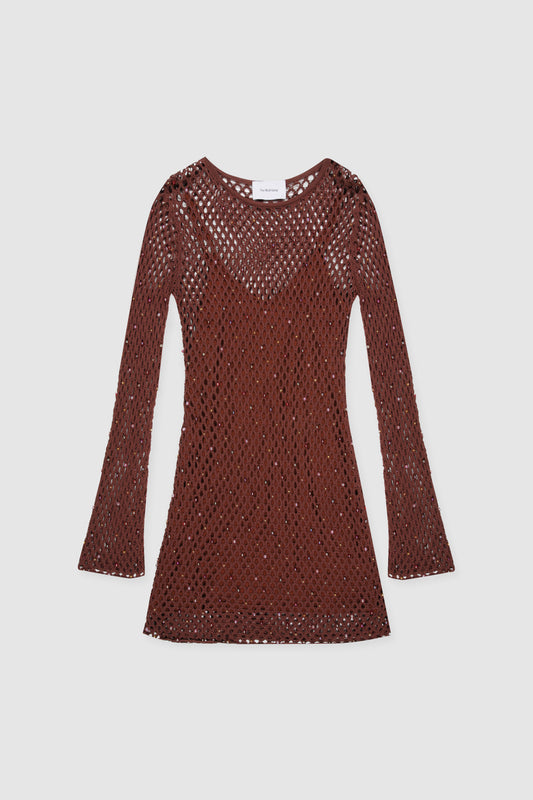 Perla Mini Dress - Bronze