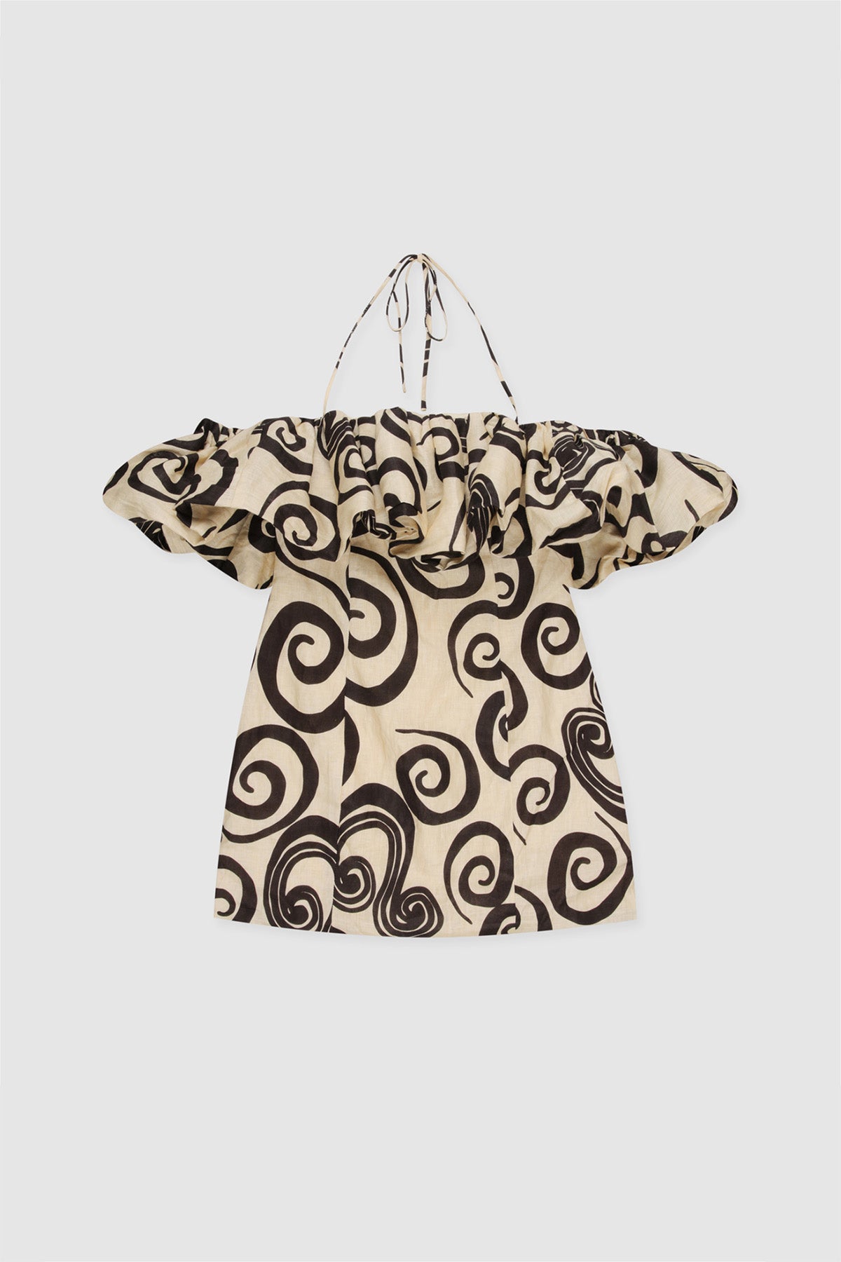 Mirador Mini Dress - Noir Swirl