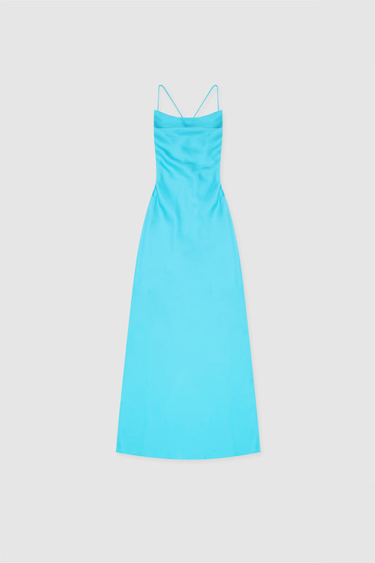 Las Lolas Maxi Dress - Aqua