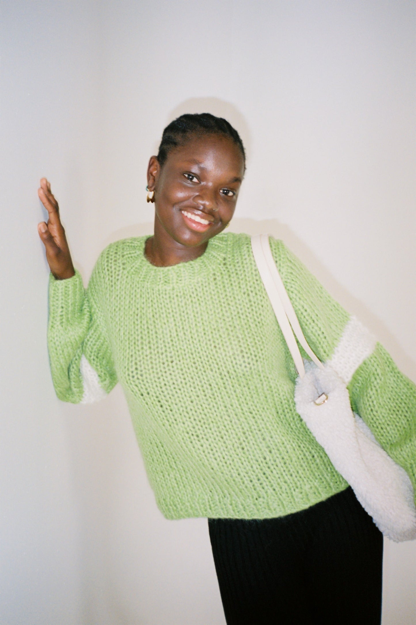 La Boca Bell Sleeve Knit - Lime