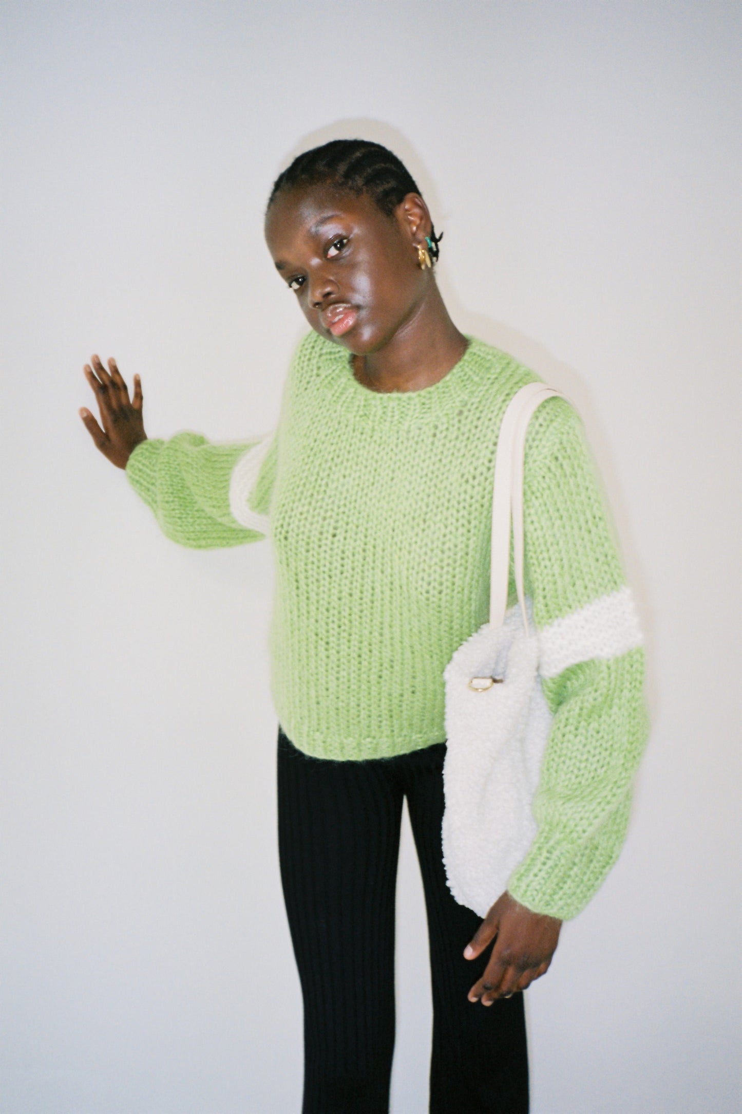 La Boca Bell Sleeve Knit - Lime