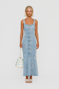 Amana Denim Maxi Dress - Denim