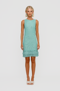 Casilda Sleeveless Mini Dress - Seafoam