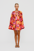 Elara Mini Dress - Mosaic
