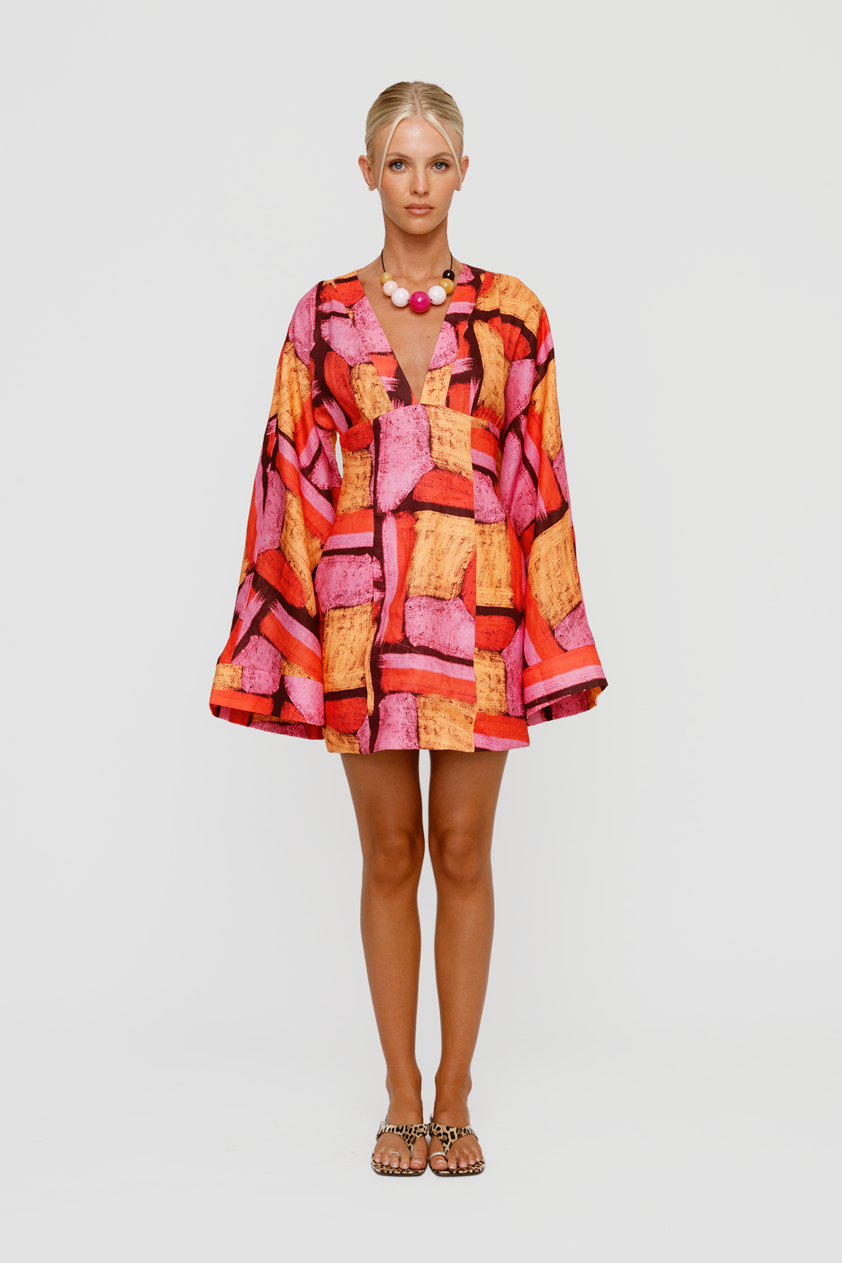 Elara Mini Dress - Mosaic