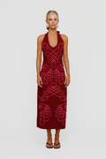 Lera Midi Dress - Magenta
