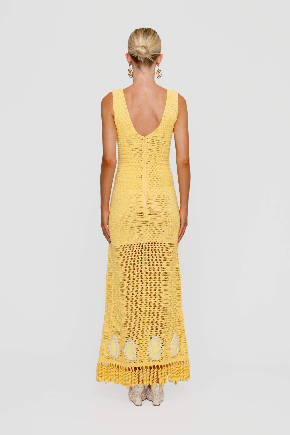 Naia Crochet Maxi Dress - Butter