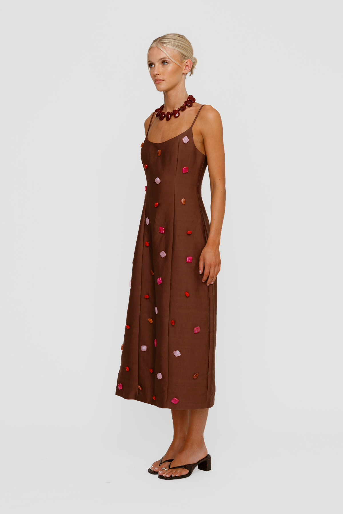 Romy Maxi Dress - Chocolate