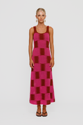 Thera Maxi Dress - Magenta
