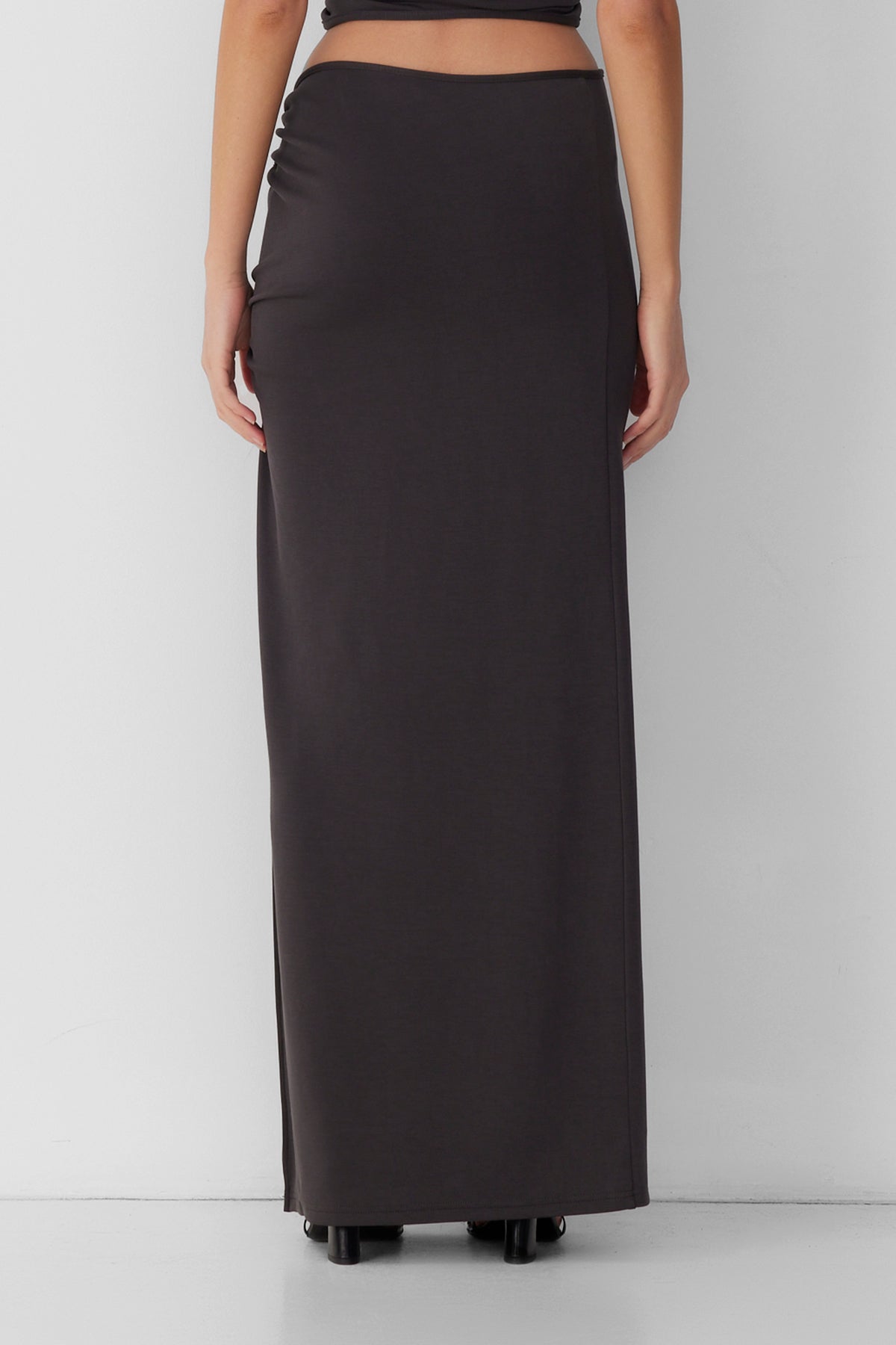 Eos Maxi Skirt - Charcoal