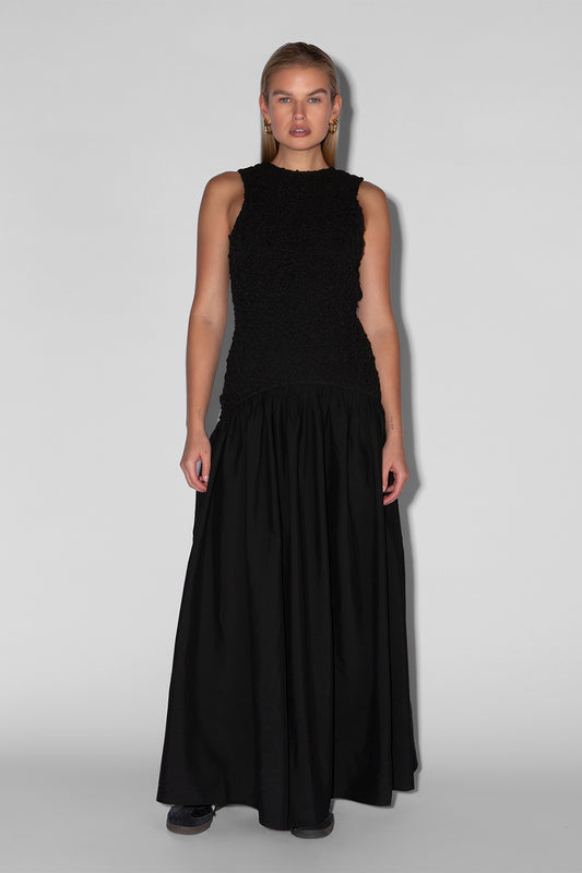 Marisol Midi Dress - Noir