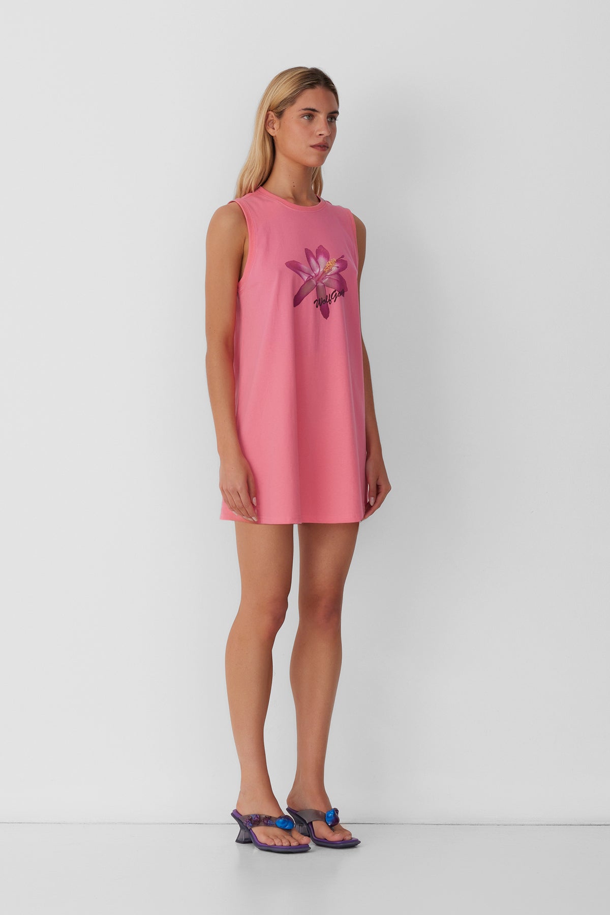 Florade T-shirt Dress - Candy