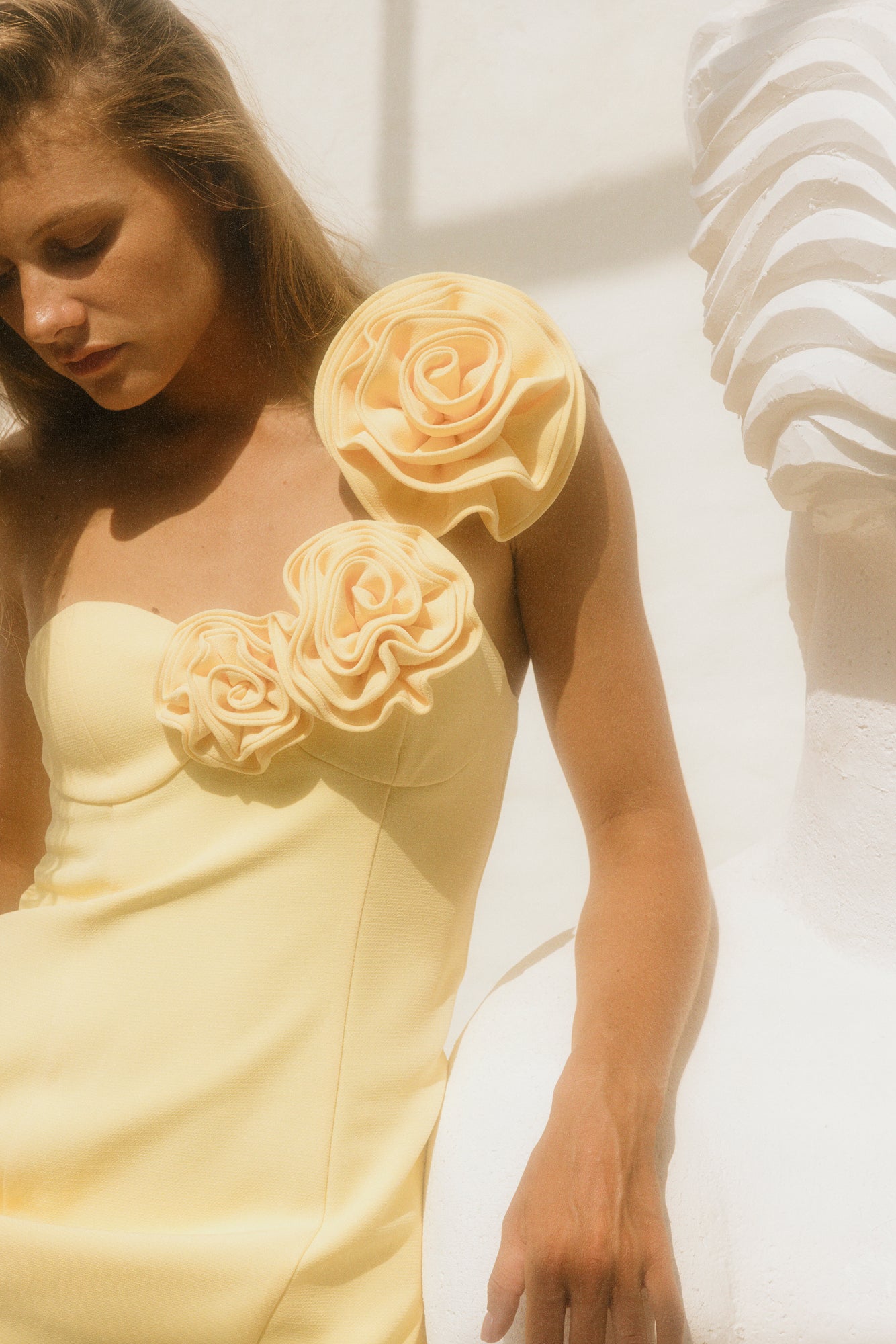 Flores Rose Midi Dress - Butter